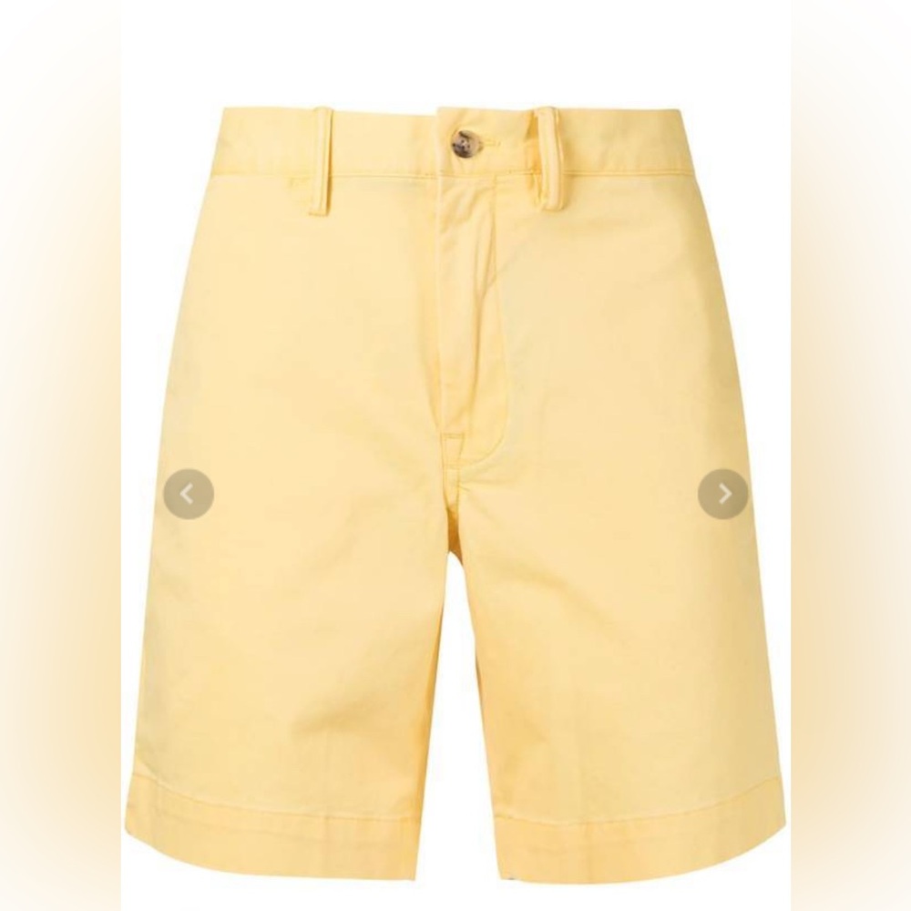 POLO RALPH LAUREN Men's Stretch Straight Fit 8-Inch Chino ShortsEmpire Yellow,31